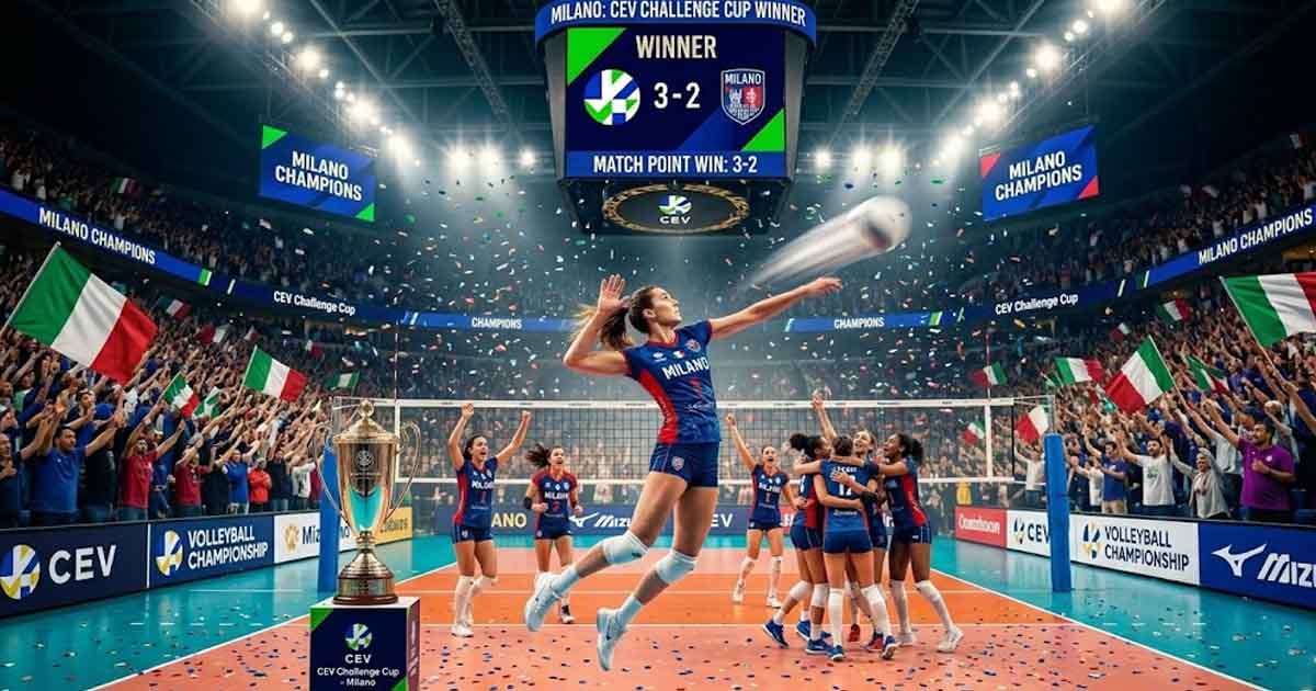 Milan Crowned European Challenge Cup Champions — Reggers Lights Up the Final with 18 Points and Four Aces