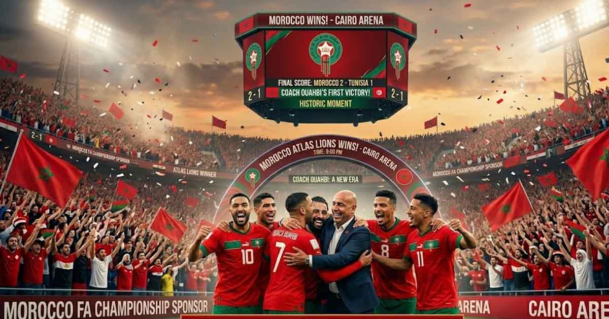 Wahbi Wins His Second Match with Morocco — The Atlas Lions Beat Paraguay 2-1 in Lens