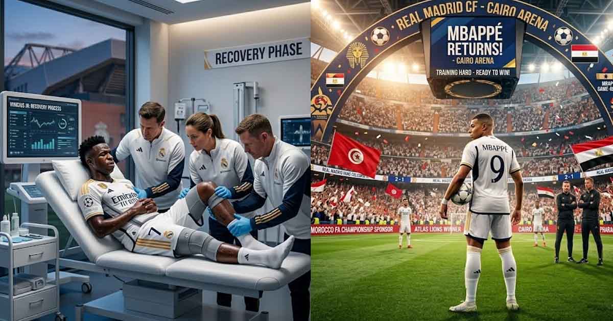 Real Madrid Regain Full Fitness: Vinicius Rested, Mbappé Returns, and Militão Ends His Long Absence