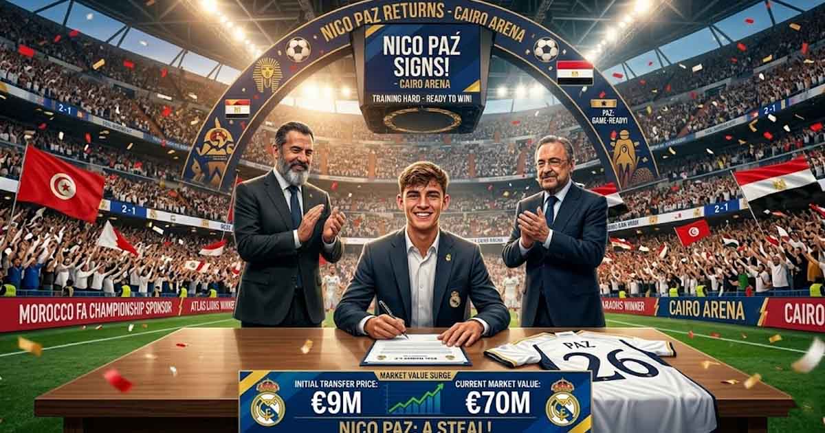 Real Madrid Recalls Nico Paz for Just €9 Million — Closing the Best Transfer Deal Before the Window Opens