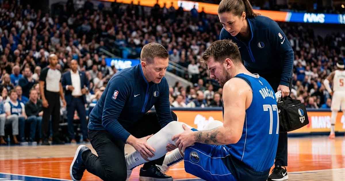 Dončić Leaves the Court Injured and His Absence Casts a Shadow Over the Lakers' Playoff Run