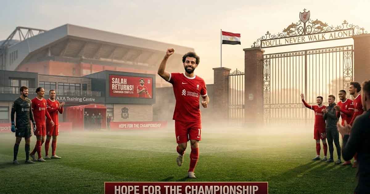 Salah Returns from Injury Today and Revives Liverpool's Hopes in the FA Cup Quarter-Final Against City