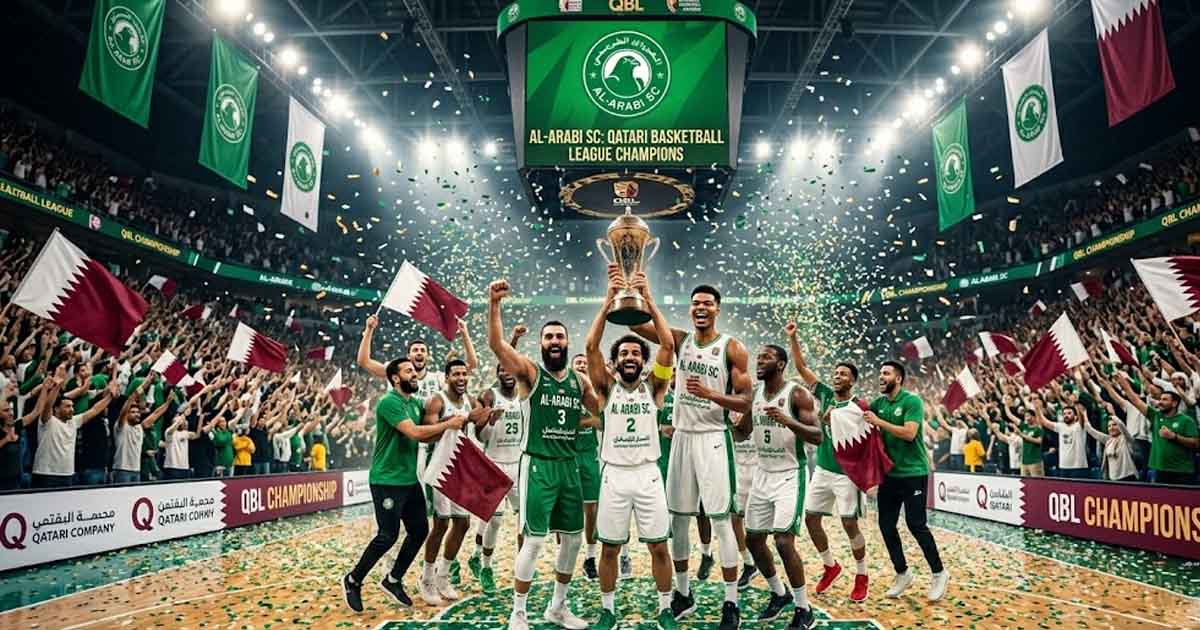 Al-Arabi Crowned Qatari Basketball League Champions for a Third Consecutive Time — Abdulrahman Saad Lights Up the Final