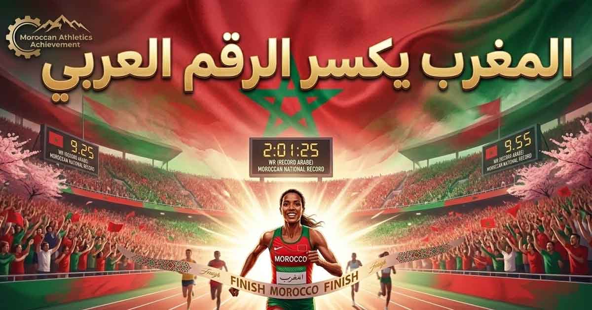 Moroccan Runner Shatters Arab Record in 1500m by a Historic Margin